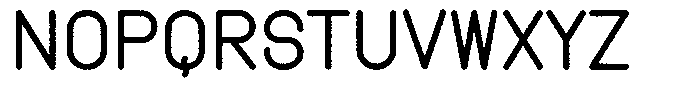 Amu Distort Bold Font UPPERCASE