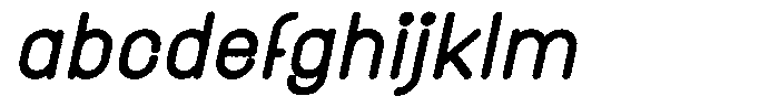 Amu Distort Extra Bold Italic FONT