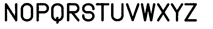 Amu Distort Extra Bold Font UPPERCASE