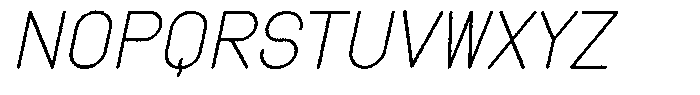 Amu Distort Italic Font UPPERCASE