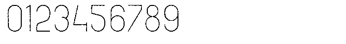 Amu Distort Light Font OTHER CHARS