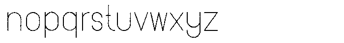 Amu Distort Light Font LOWERCASE