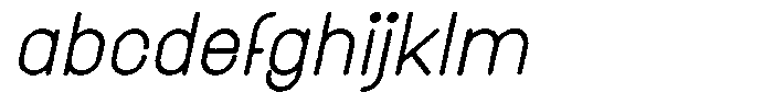 Amu Distort Medium Italic FONT