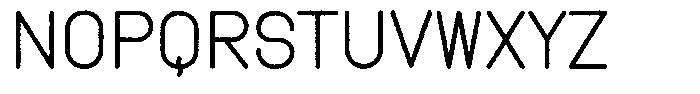 Amu Distort Medium Font UPPERCASE