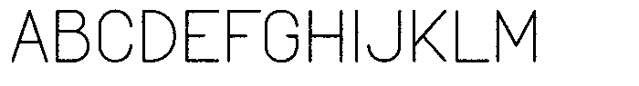 Amu Distort Regular Font UPPERCASE