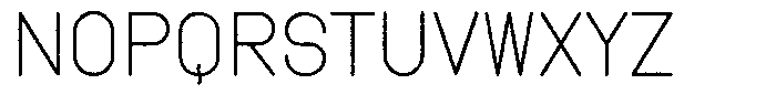 Amu Distort Regular Font UPPERCASE