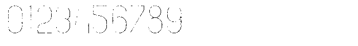 Amu Distort Thin Font OTHER CHARS