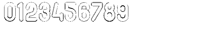 Amu Doutline Black Font OTHER CHARS