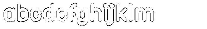 Amu Doutline Black FONT