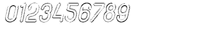 Amu Doutline Bold Italic Font OTHER CHARS