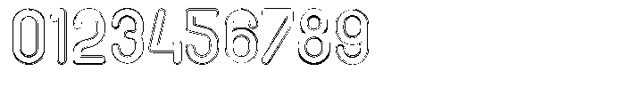 Amu Doutline Bold Font OTHER CHARS