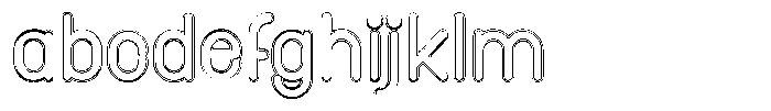 Amu Doutline Bold FONT