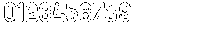 Amu Doutline Extra Bold Font OTHER CHARS