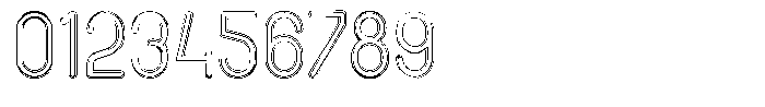 Amu Doutline Regular Font OTHER CHARS