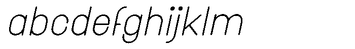 Amu Italic FONT