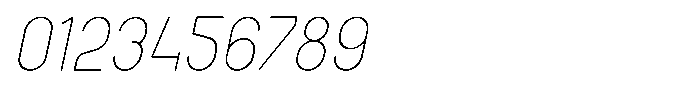 Amu Light Italic Font OTHER CHARS