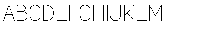 Amu Light Font UPPERCASE