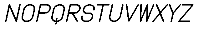 Amu Medium Italic Font UPPERCASE