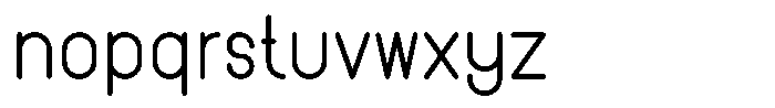 Amu Medium Font LOWERCASE
