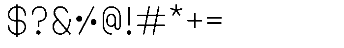 Amu Regular Font OTHER CHARS