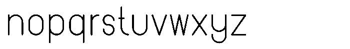 Amu Regular Font LOWERCASE