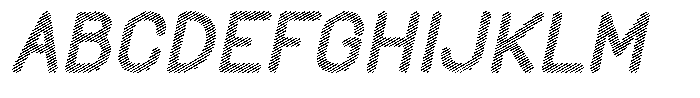 Amu Scribe Black Italic Font UPPERCASE