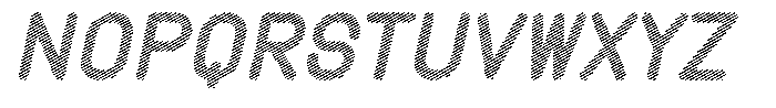 Amu Scribe Black Italic Font UPPERCASE