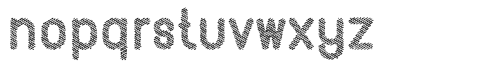 Amu Scribe Black Font LOWERCASE