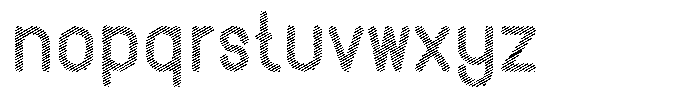 Amu Scribe Extra Bold Font LOWERCASE