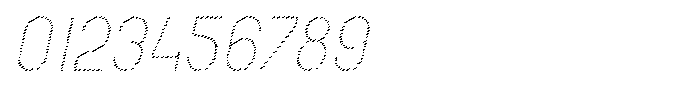 Amu Scribe Light Italic Font OTHER CHARS