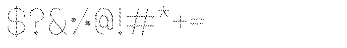 Amu Scribe Light Font OTHER CHARS
