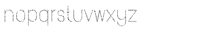 Amu Scribe Light Font LOWERCASE