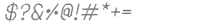 Amu Scribe Medium Italic Font OTHER CHARS