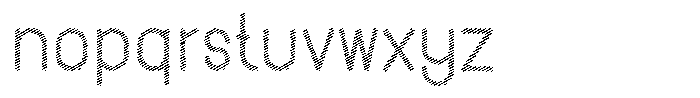 Amu Scribe Medium Font LOWERCASE