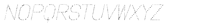 Amu Scribe Thin Italic Font UPPERCASE