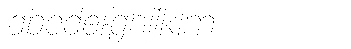 Amu Scribe Thin Italic FONT