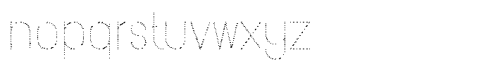 Amu Scribe Thin Font LOWERCASE