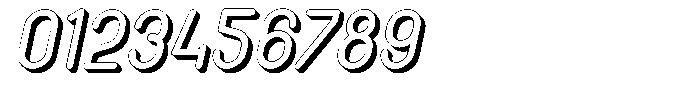 Amu Shadow Bold Italic Font OTHER CHARS