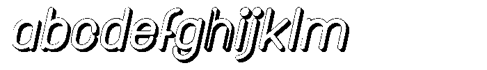 Amu Shadow Bold Italic FONT