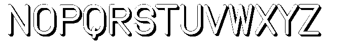 Amu Shadow Bold Font UPPERCASE