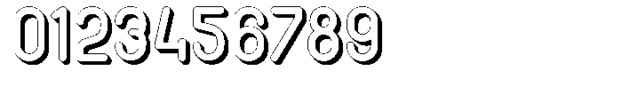 Amu Shadow Extra Bold Font OTHER CHARS