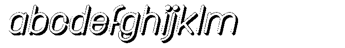 Amu Shadow Medium Italic FONT