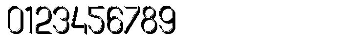 Amu Shadow Thin Font OTHER CHARS