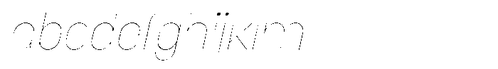 Amu Thin Italic FONT