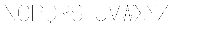 Amu Thin Font UPPERCASE