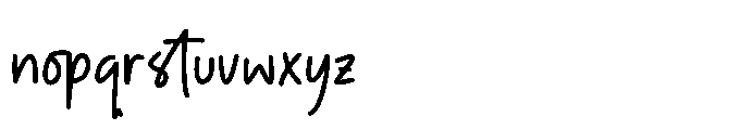 Amygost Extra-Bold Font LOWERCASE