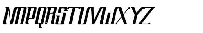 Amystik Bold Italic Font UPPERCASE