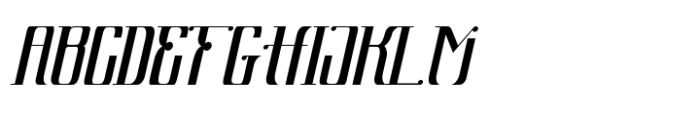 Amystik Italic Font UPPERCASE