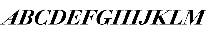 AmazoniaItalicVAR BlackItalic Instance Font UPPERCASE