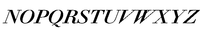 AmazoniaItalicVAR BoldItalic Instance Font UPPERCASE